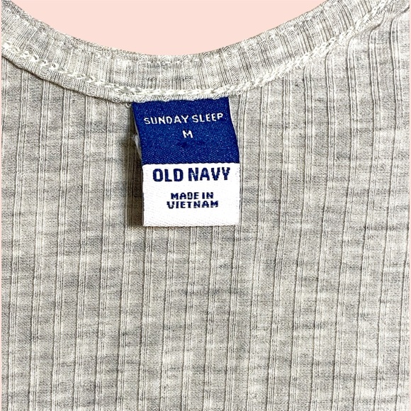 Old Navy Sunday Sleep Crop Tank Top Loungewear - Picture 3 of 4